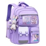 New Elementary Children Reduce Weightschool Backpack Boys Girls Grades 1-3 to 6 Super Lightweight Spine protection Backpack
