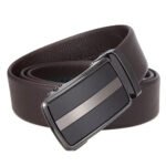 Factory Men's Genuine Leather Belt for Man Cowhide Male Custom logo 3.5cm Wide Alloy Automatic Buckle Belt