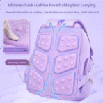 New Elementary Children Reduce Weightschool Backpack Boys Girls Grades 1-3 to 6 Super Lightweight Spine protection Backpack - Image 4