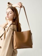 Custom Womens New Professional Totebags Pu Leather Female Woman Shoulder Tote Bag Bucket Bags - Image 3