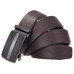 Factory Men's Genuine Leather Belt for Man Cowhide Male Custom logo 3.5cm Wide Alloy Automatic Buckle Belt - Image 3