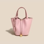 Mini Sac Main Femme Latest New Designer Fashion Drawstring Genuine Leather Sling Crossbody Strap Tote Bucket Bag Purses Handbags - Image 7