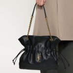 Top Grain Genuine Leather Designer Handbags Women Famous Brands Real logo - Image 3