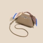 Smiling Armpit Bag, Niche Genuine Leather Women's Bag, Retro Handbag, Fashionable Single Shoulder Crossbody - Image 9