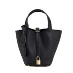 Mini Sac Main Femme Latest New Designer Fashion Drawstring Genuine Leather Sling Crossbody Strap Tote Bucket Bag Purses Handbags - Image 2