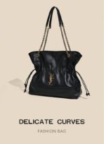 Top Grain Genuine Leather Designer Handbags Women Famous Brands Real logo - Image 2